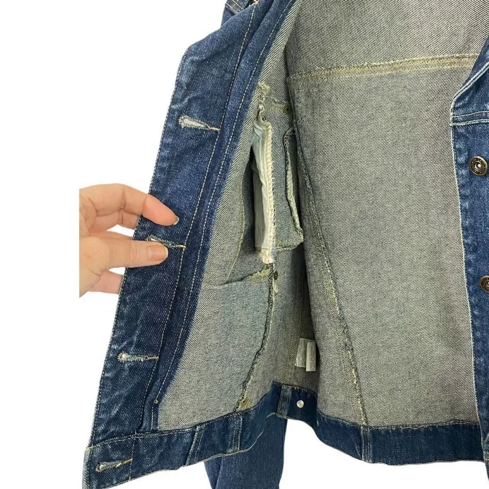 Liz Claiborne Jean Denim Jacket Size Medium